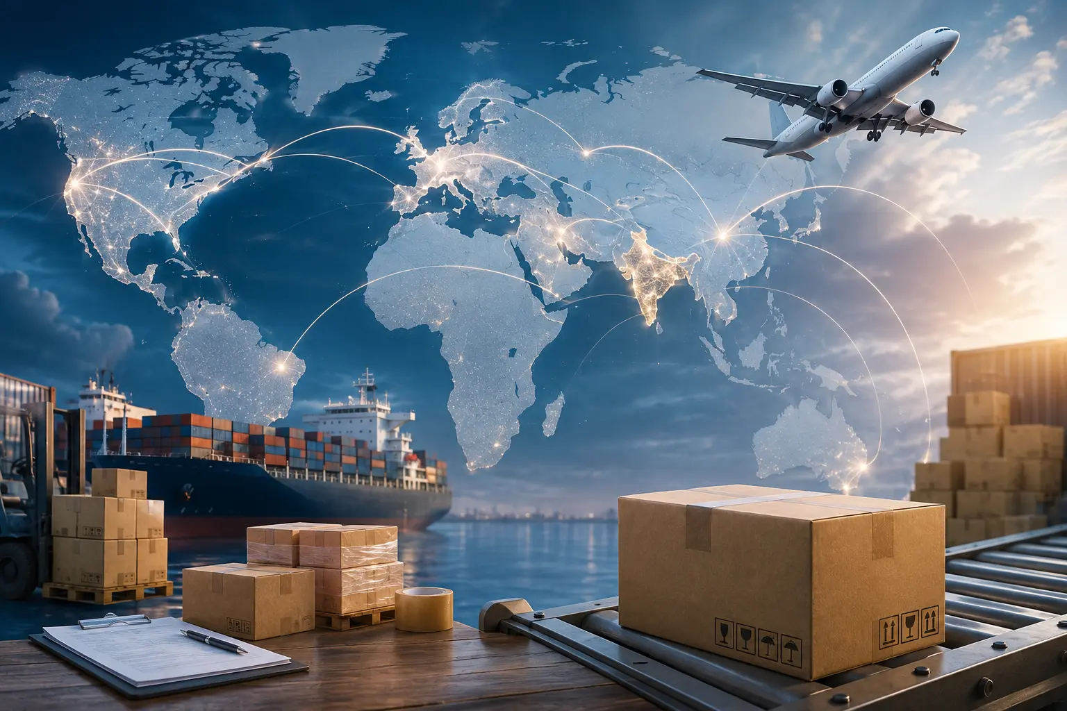 Worldwide International Shipping Network